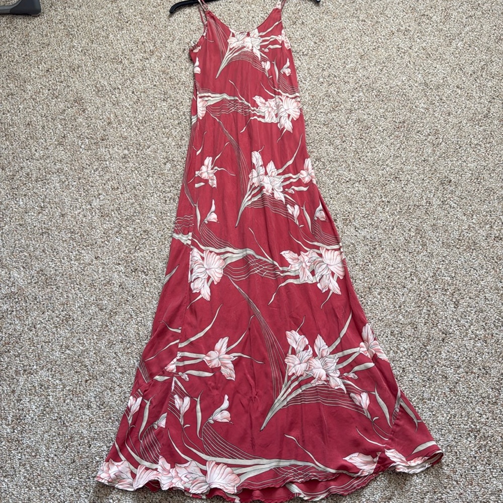 Tommy Bahama Red Floral Maxi Dress